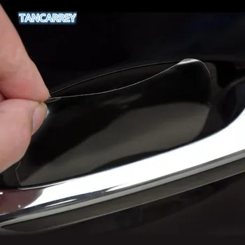 Защитные Наклейки на дверную ручку автомобиля Tancarrey для Mercedes Benz W211 W203 W204 W210 W124 AMG W202 CLA W212 W220 W205 W201 A